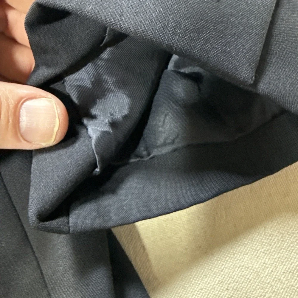 Brooks Brothers Loro Piana Blazer Mens 44R Black Wool Brooksease